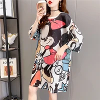 disney black hollow out mesh minnie mouse t shirt female loose top 2022new fashion summer beach tops for women quick dry shirt