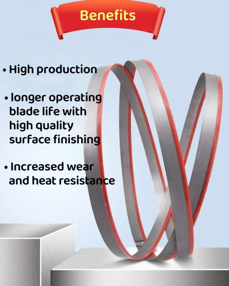 Dekoly Биметаллическое ленточное пильное полотно 27*3505 мм 27*4115 Ленточная пила