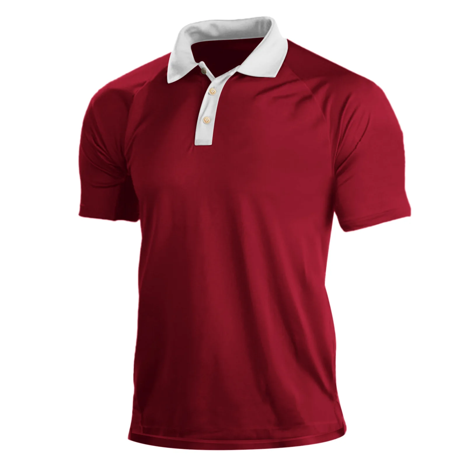 

2023 New Solid Color Men's Polo Shirts Casual Short Sleeve Turndown Men's Shirts Fashion Streetwear Polos for Men