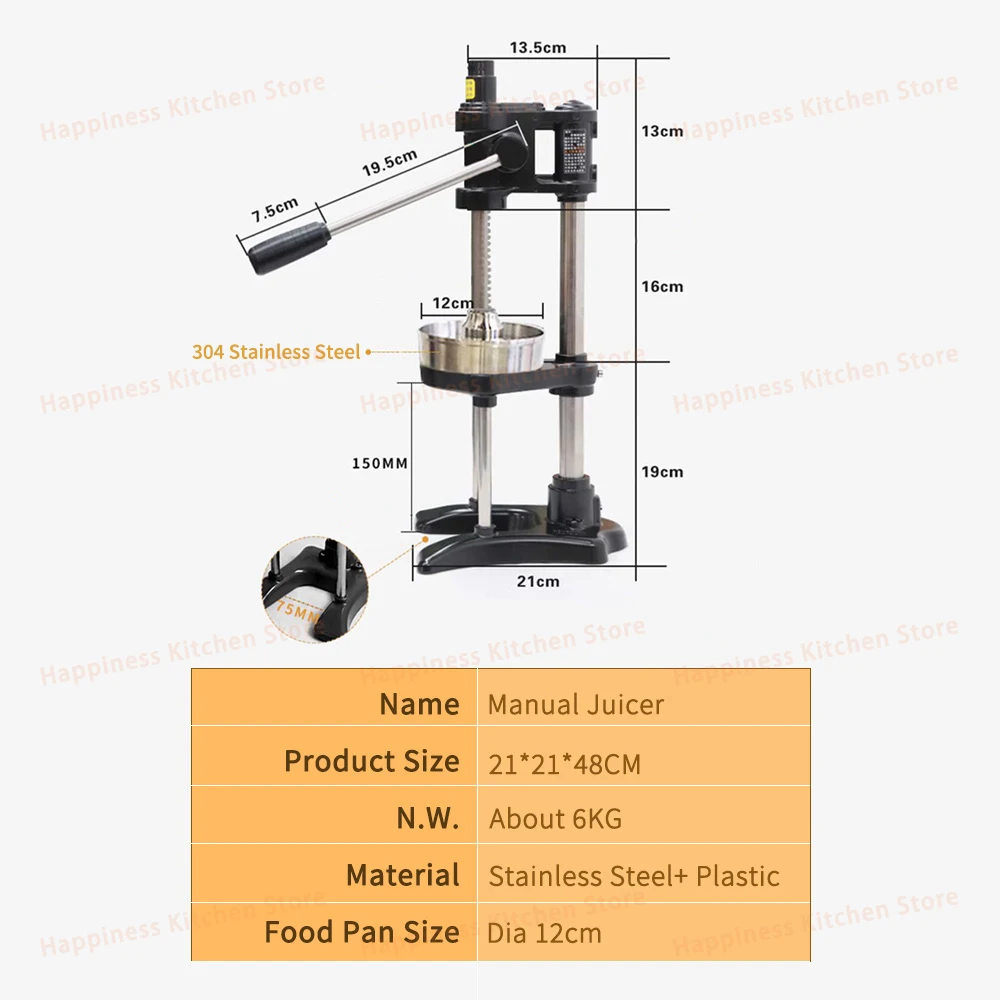 

Ручная соковыжималка из нержавеющей стали