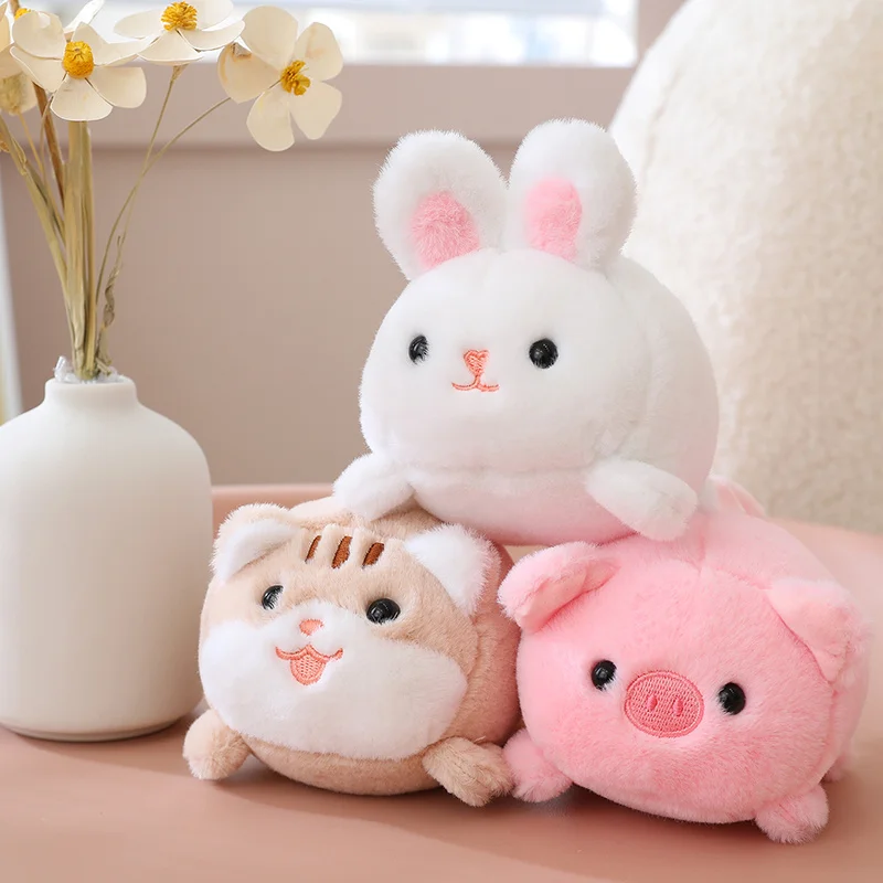 

11cm Lovely Plush Animals Pig Rabbit Horse Mouse Toy Stuffed Soft Bunny Animal Doll Kids Toys Birthday Xmas Gift for Kids