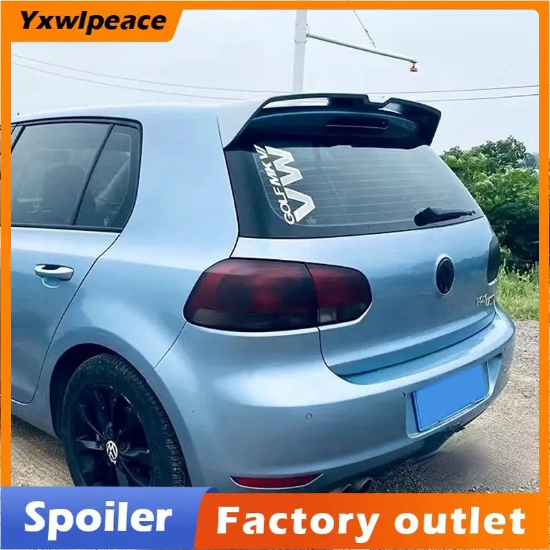 

For Volkswagen VW Golf 6 MK6 Rear Spoiler 2008 2009 2010 2011 2012 2013 ABS Rear Trunk Lip Spoiler Wing Car Styling