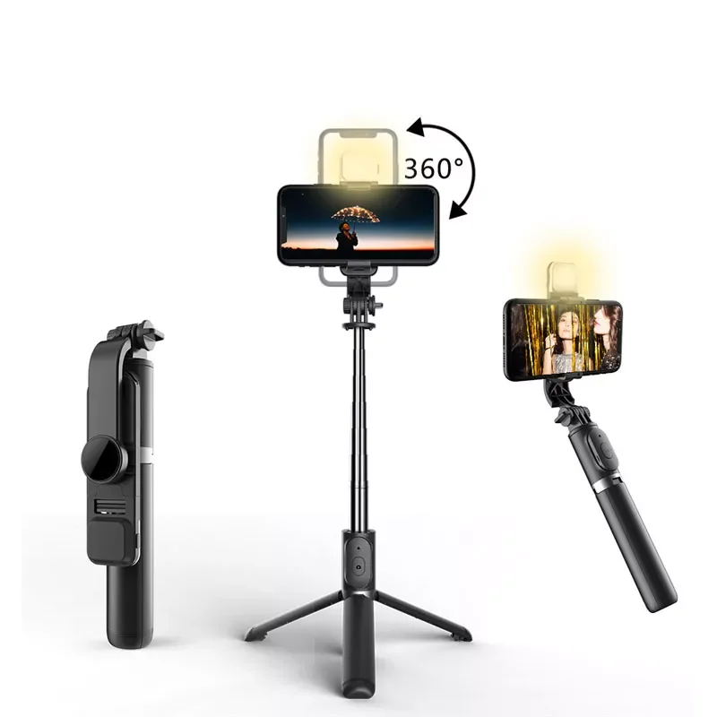

New Wireless Bluetooth Selfie Tripod Foldable Bracket Handheld Monopod With Selfie Stick For IOS Android