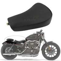 motorcycle accessories driver front leather pillow solo seat cushion for harley sportster forty eight xl 1200 883 72 48 04 19