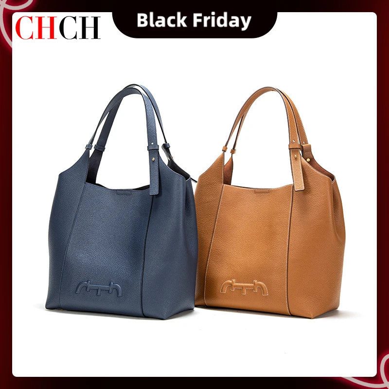 

CHCH 2022 New women's bag bucket leisure drink coin purse shoulder messenger leather ladies business handbag