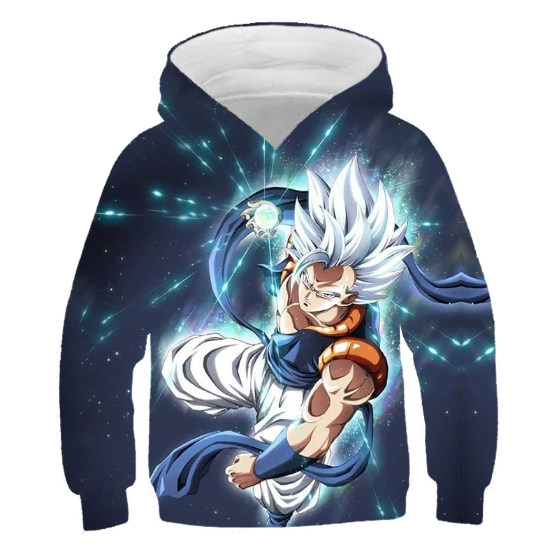 Anime Dragon-Ball Z Sweatshirt 4-14 Years Kids Hoodies Anime Clothes Goku Hoodie Boys Girls Sweatshirt Child Tracksuit Clothing images - 6