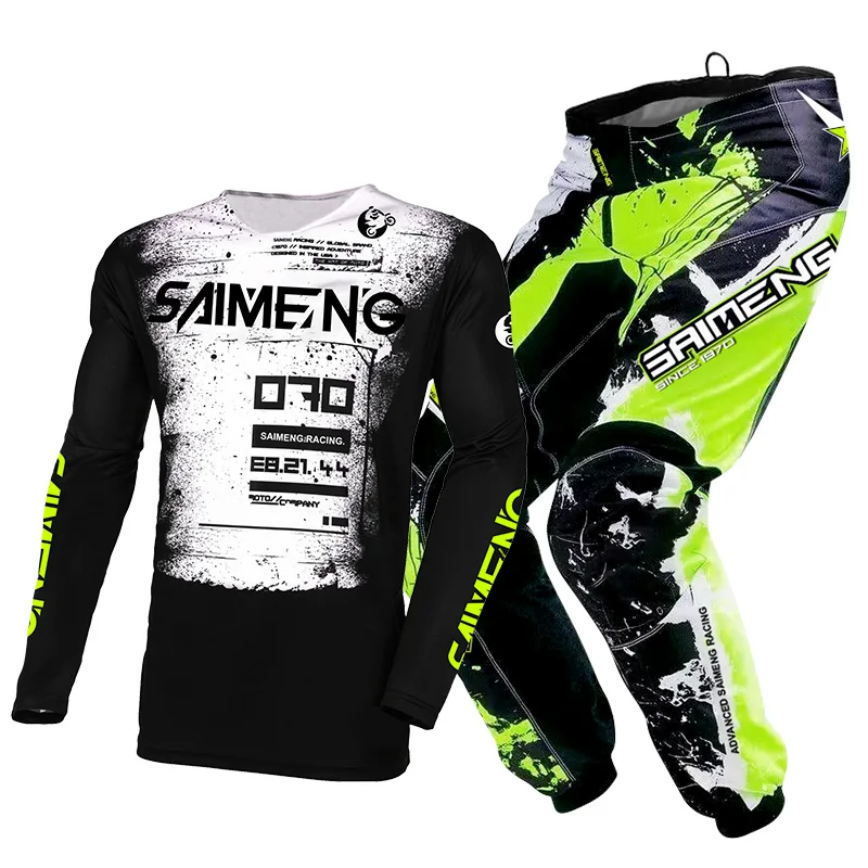 Костюм для мотокросса трикотажные брюки мужчин и женщин езды на мотоцикле по