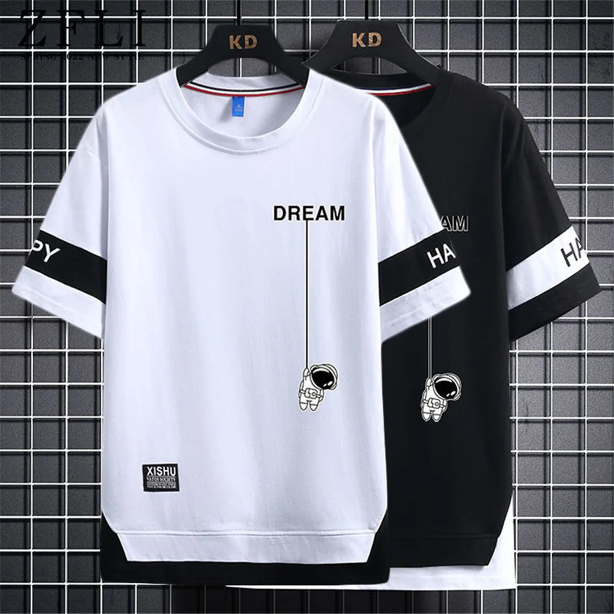 

Футболка мужская оверсайз в стиле хип-хоп