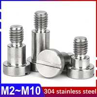 m2 m2 5 m3 m4m10 304 stainless steel slotted one word slot positioning shoulder step screw plug limit screw bearing bolt gb830