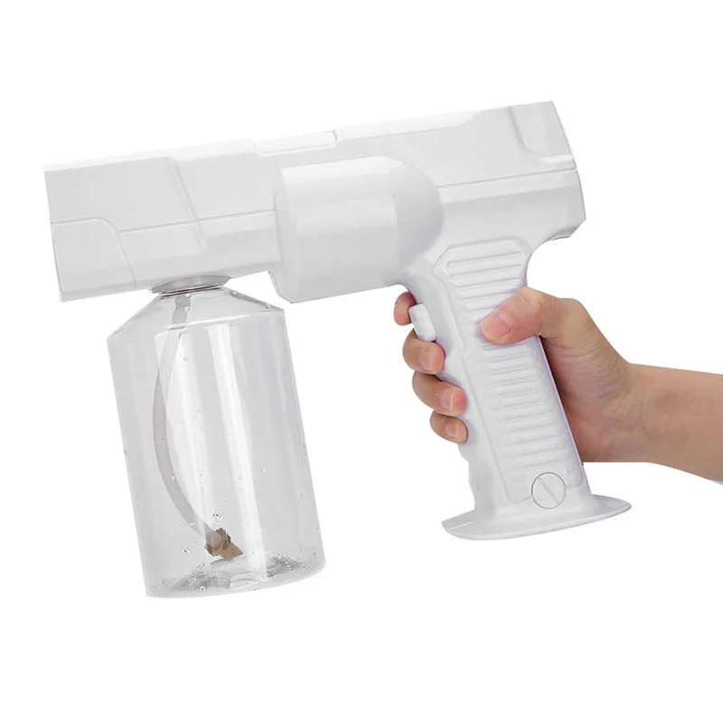 

Wireless Nano Steam Gun Blue Light Rechargeable Atomizing Fogger Disinfection-Sprayer Gun for Hairdressing Care