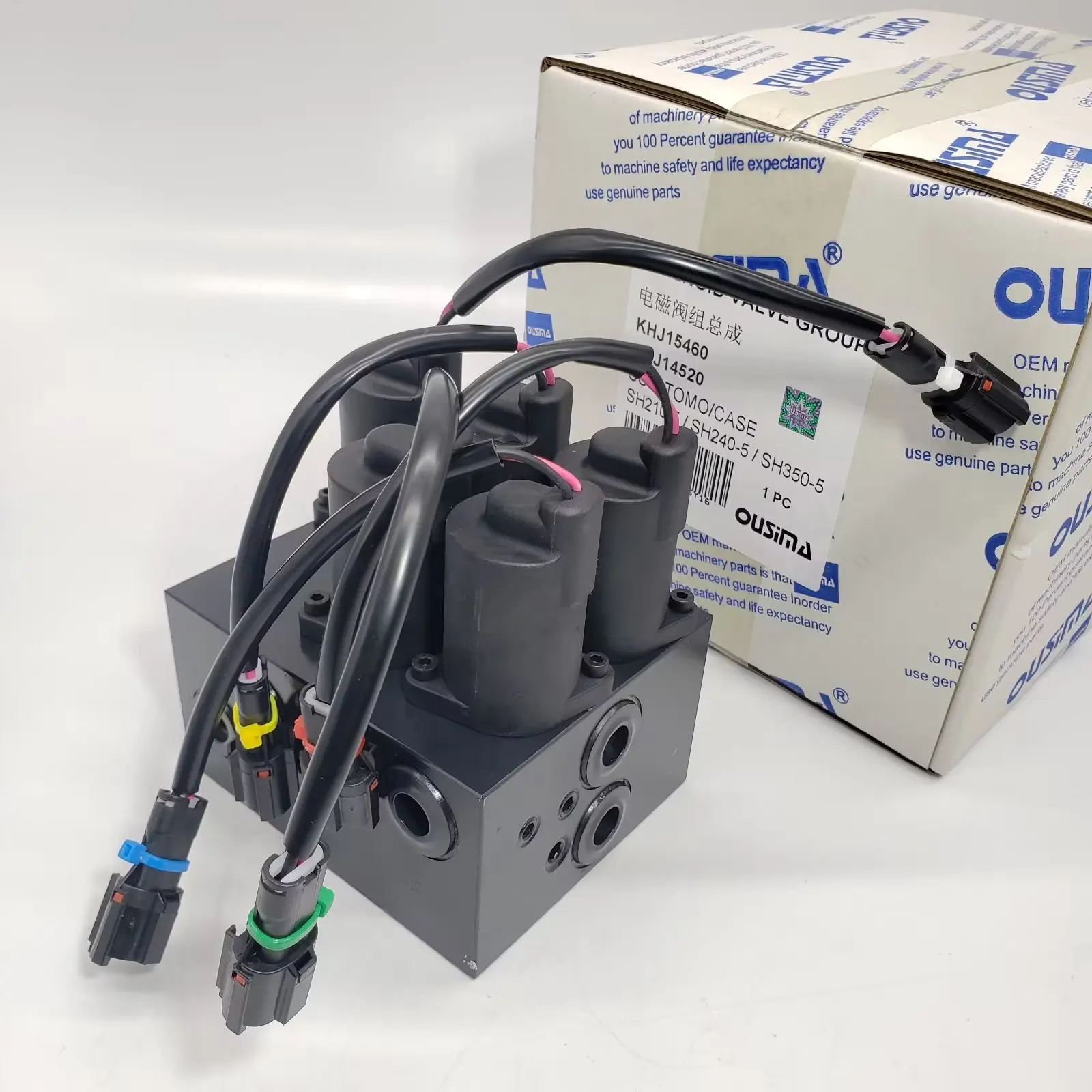 Группа электромагнитных клапанов экскаватора OUSIMA KHJ15460 KHJ14520 для SUMITOMO/CASE SH210-5 SH240-5