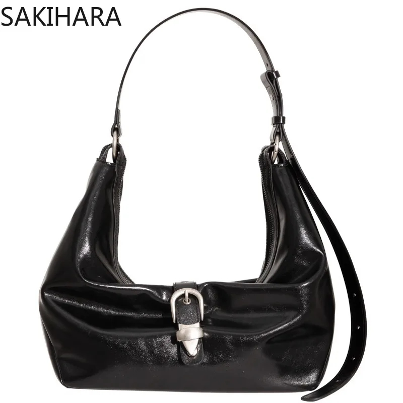 Женская винтажная однотонная сумка из бычьей кожи