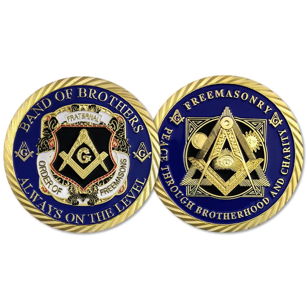 

Masonic Collectible Order of Freemason Brotherhood Grand Lodge Gift Coin