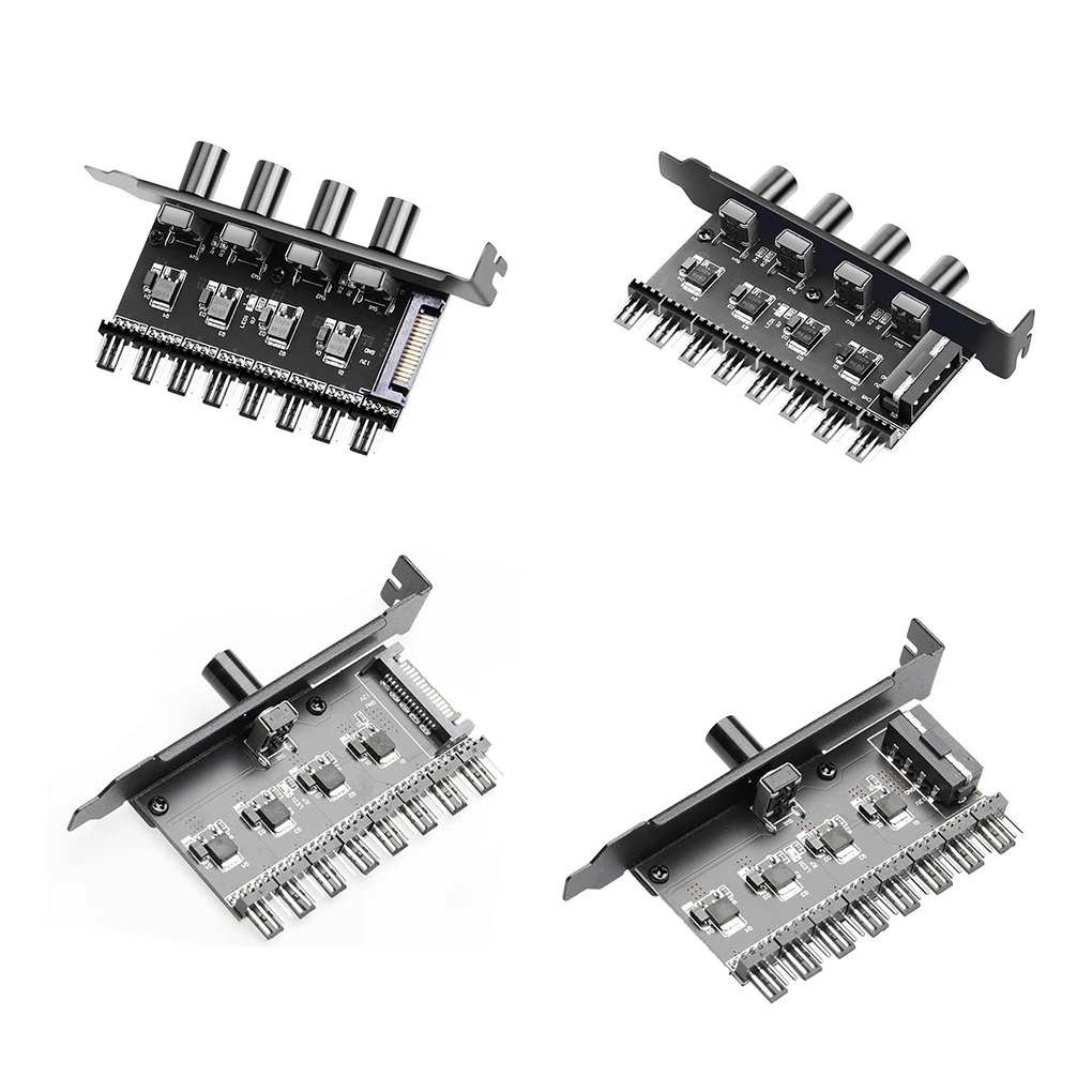 

Контроллер для компьютера 3pin 4pin, контроллер для вентилятора, регулируемые вентиляторы охлаждения, регулятор скорости, запасные части для н...