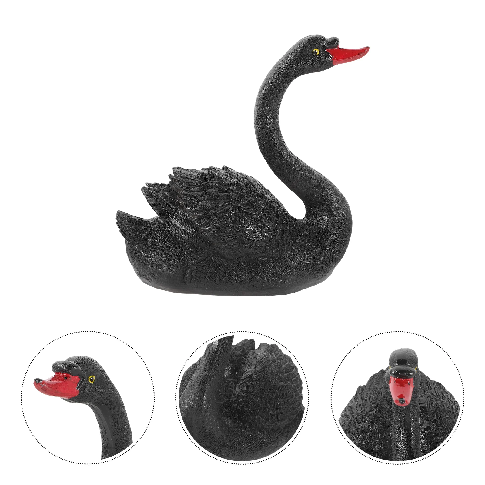 

Floating Swan Statue Garden Ornament Pond Lawn Resin Sculpture Decor Statues Decoration