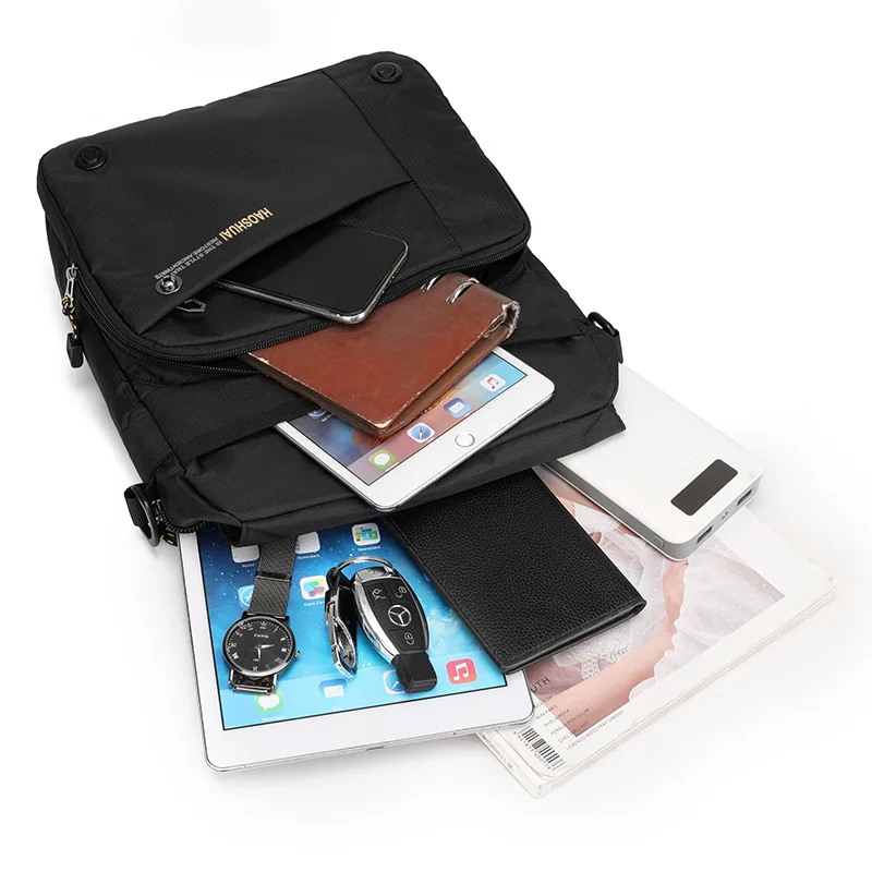 Fashion Men Outdoor Messenger Bag Designer Stitching Casual Bags New Sports Travel Shoulder Bag Waterproof Nylon Briefcase XA11C