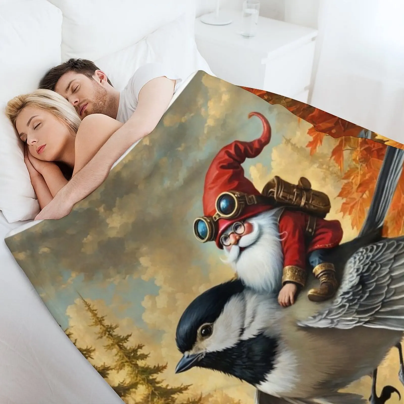 Гном Райдер на цыпочках одеяла для детей роскошные Хэллоуин