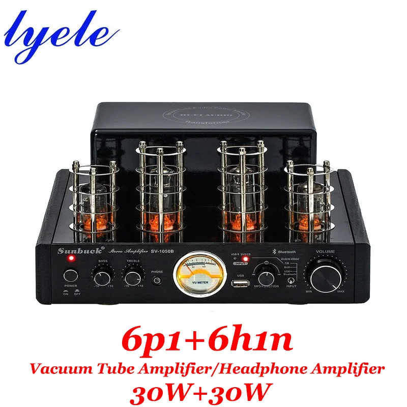 Lyele аудио 6p1 вакуумный трубчатый усилитель для наушников Hi-Fi класса A высокой