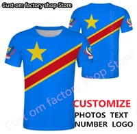 zaire male youth custom made name number zar casual t shirt nation flag za congo country french republic print photo clothes