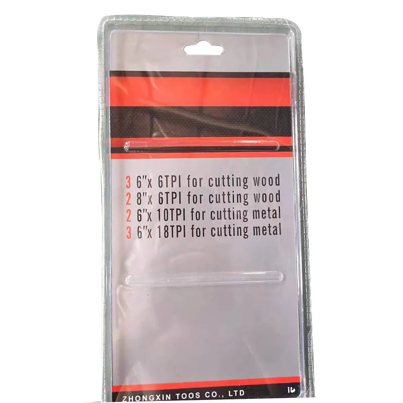 10 шт. 6-18TPI сабельные пилы набор резаков многофункциональные для резки металла