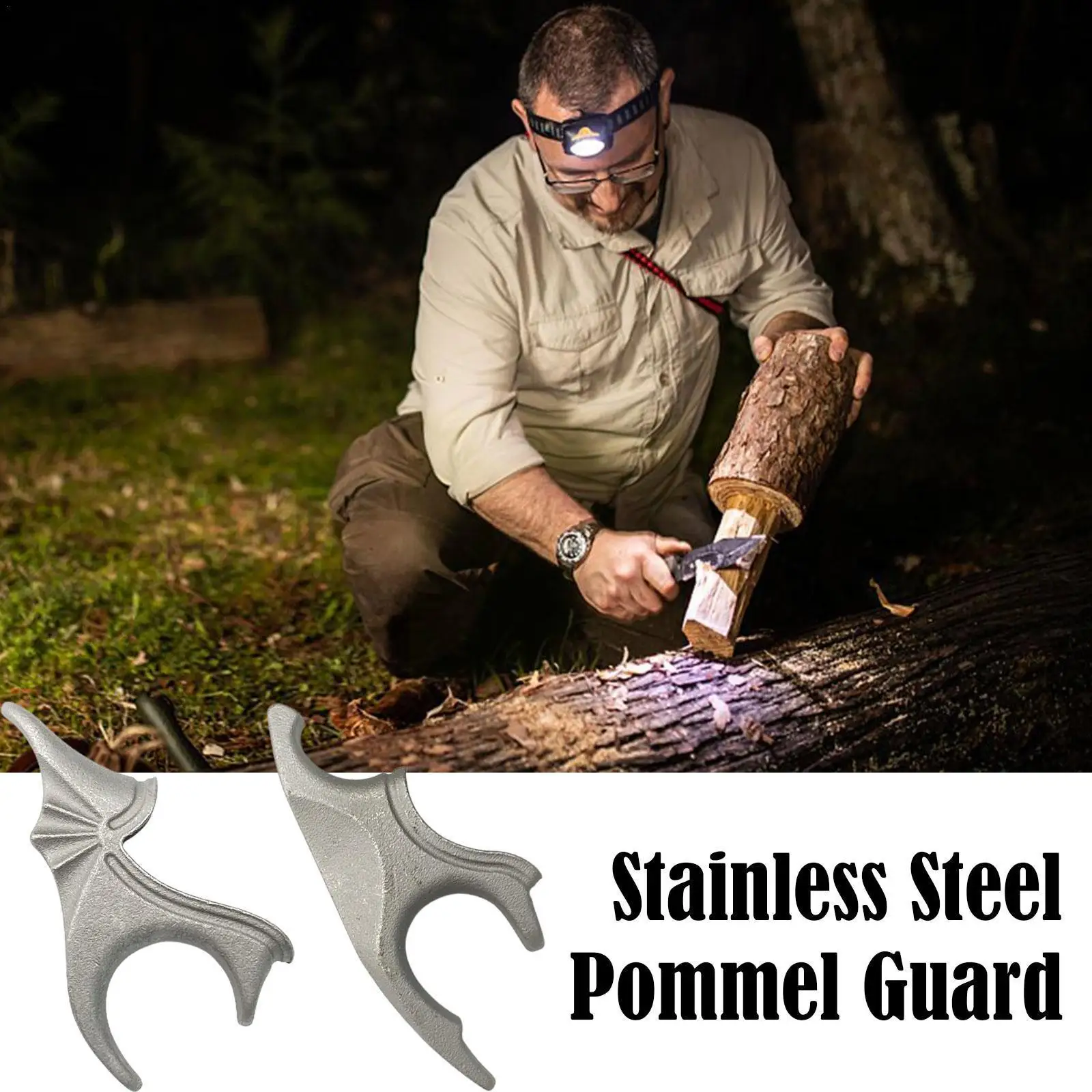 

Diy Knife Handle Guard Knife Steel Pommel Knife Knife Accessories Making Hand Castings Making Guard Embryo C6u5