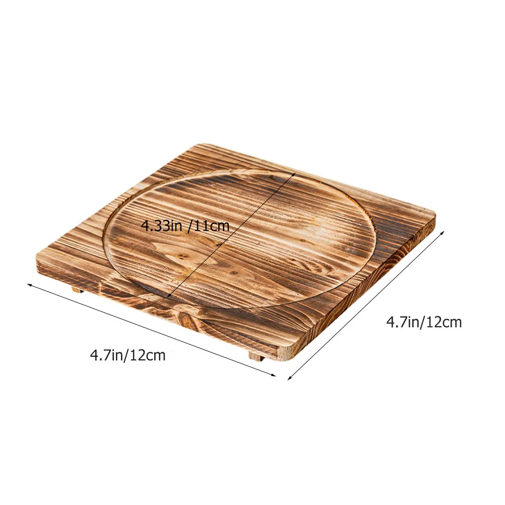 Каменный коврик для чаши деревянная подставка горшка винтажный декор кухонный