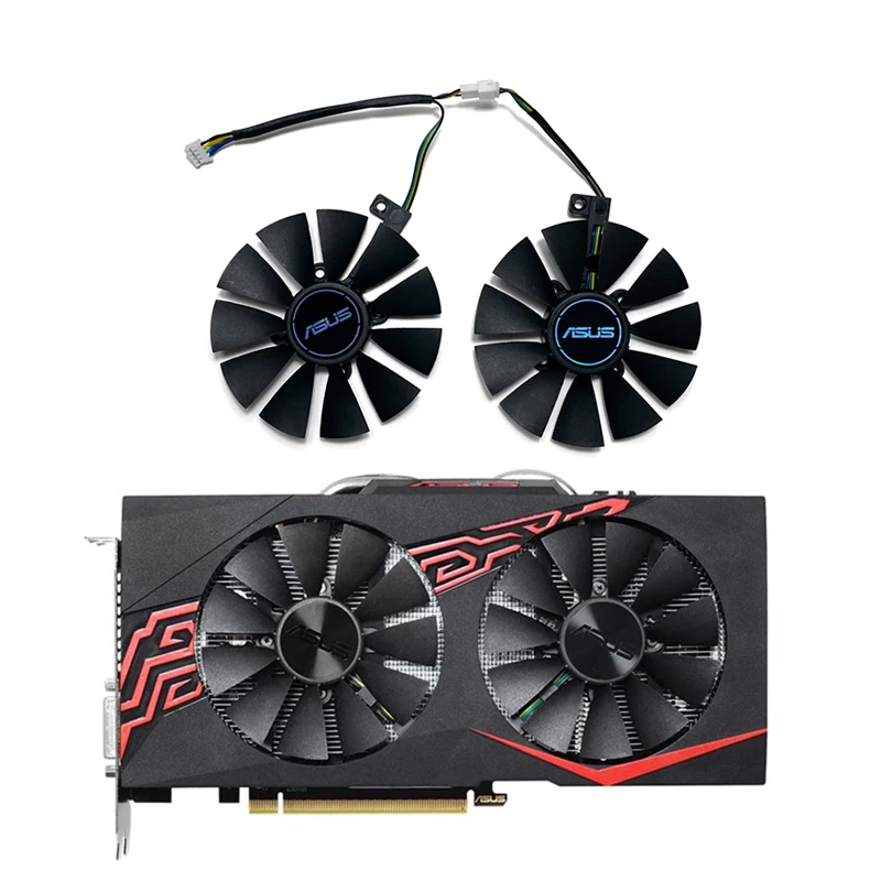 

T129215SU 4Pin 88MM DC 12V GTX1060 GTX1070 P106-100 Cooling Fan for ASUS AREZ GeForce GTX 1060 1070 GAMING OC Graphics Card