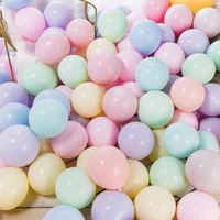 50pcslot decoration anniversaire balloons 10inch latex macaron color helium globos birthday party cumplea%c3%b1os infantil balony