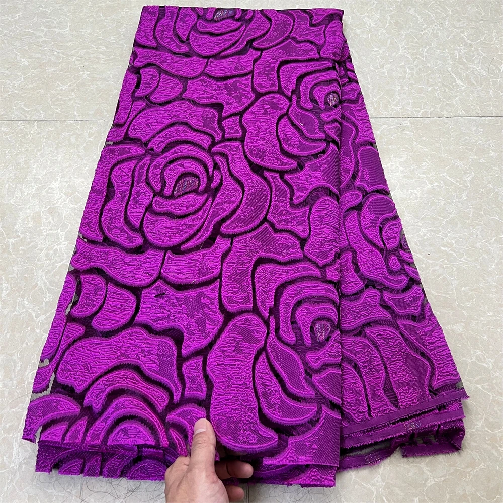 2024 высококачественная ткань органза дамасская вышивка гипюр выпускные платья