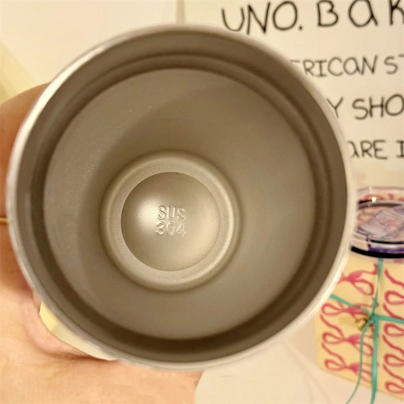 Милая стальная Термокружка 550 мл кружка большая емкость бутылка для воды кофе чая