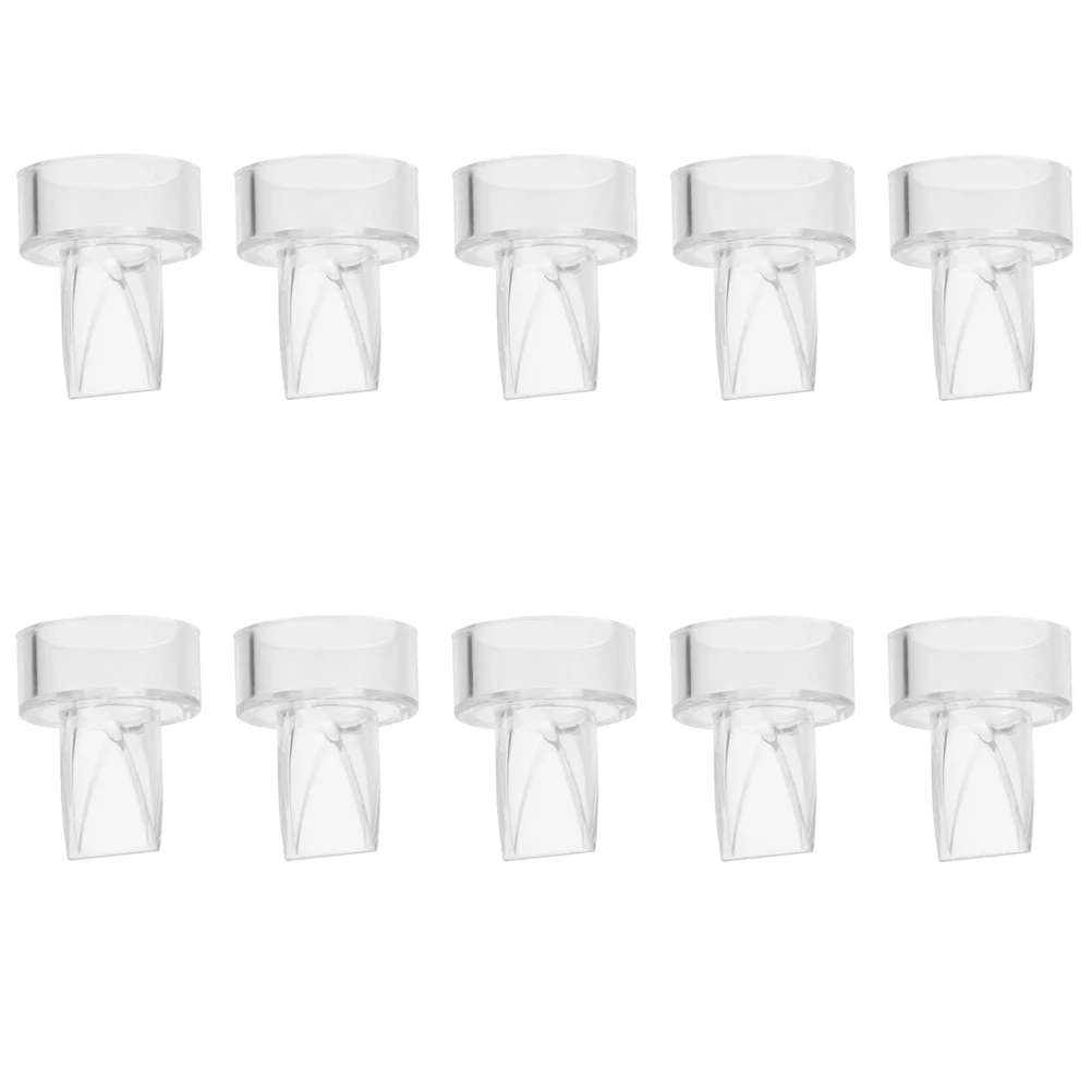 

10 Pcs Breast Pump Accessories Parts Durable Baby Silicone Milk Collection Cups Component Women Valves Anti Backflow