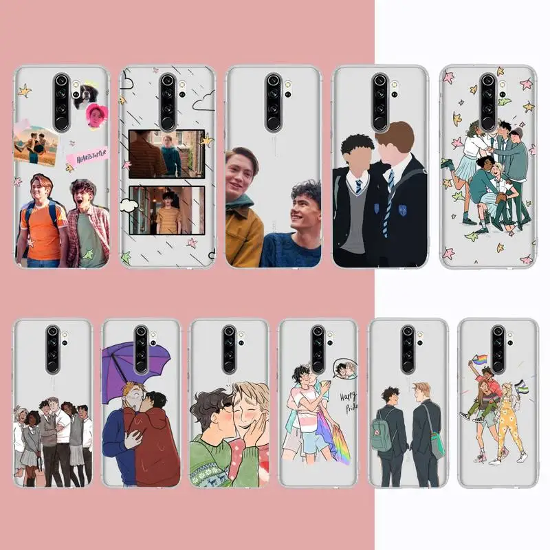 

Heartstopper Phone Case for Samsung S20 S10 lite S21 plus for Redmi Note8 9pro for Huawei P20 Clear Case