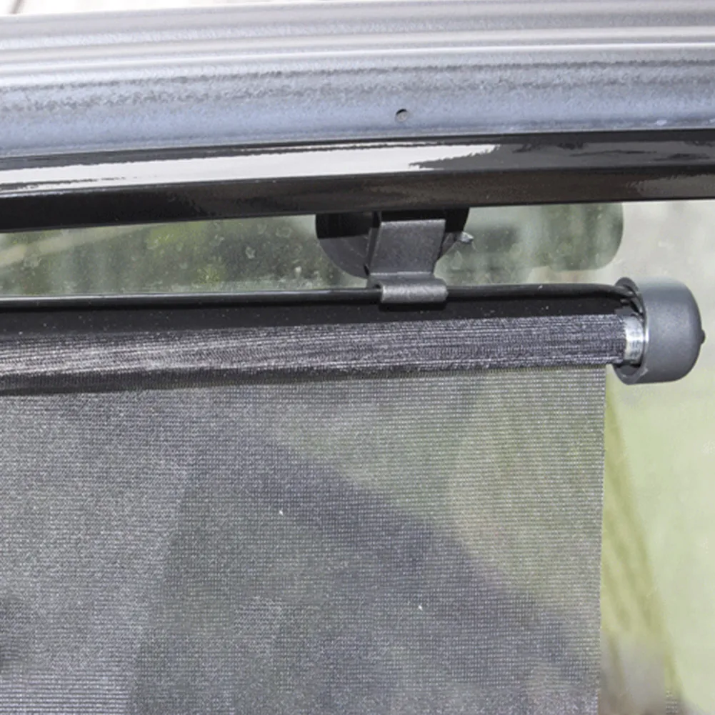 

2x Cool Down Sunshade Retractable Car Glass Baby Shade Shield Protector Roll Curtain UV-anti Reflex Block For Baby Protection