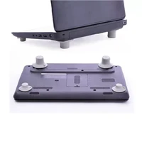 top sell 4pcs notebook accessory laptop heat reduction pad cooling feet holder suction leg set universal skidproof cooler stand