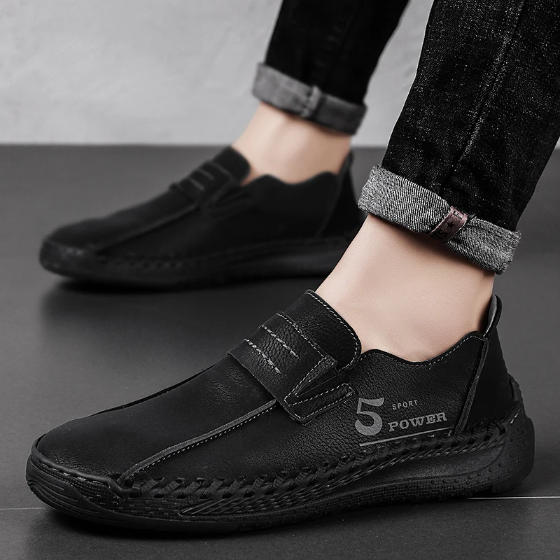 New Products Men's Golf Shoes Men's Handmade Nailless Comfortable Outdoor Golf Walking Training Sneakers Men's Size 38-46