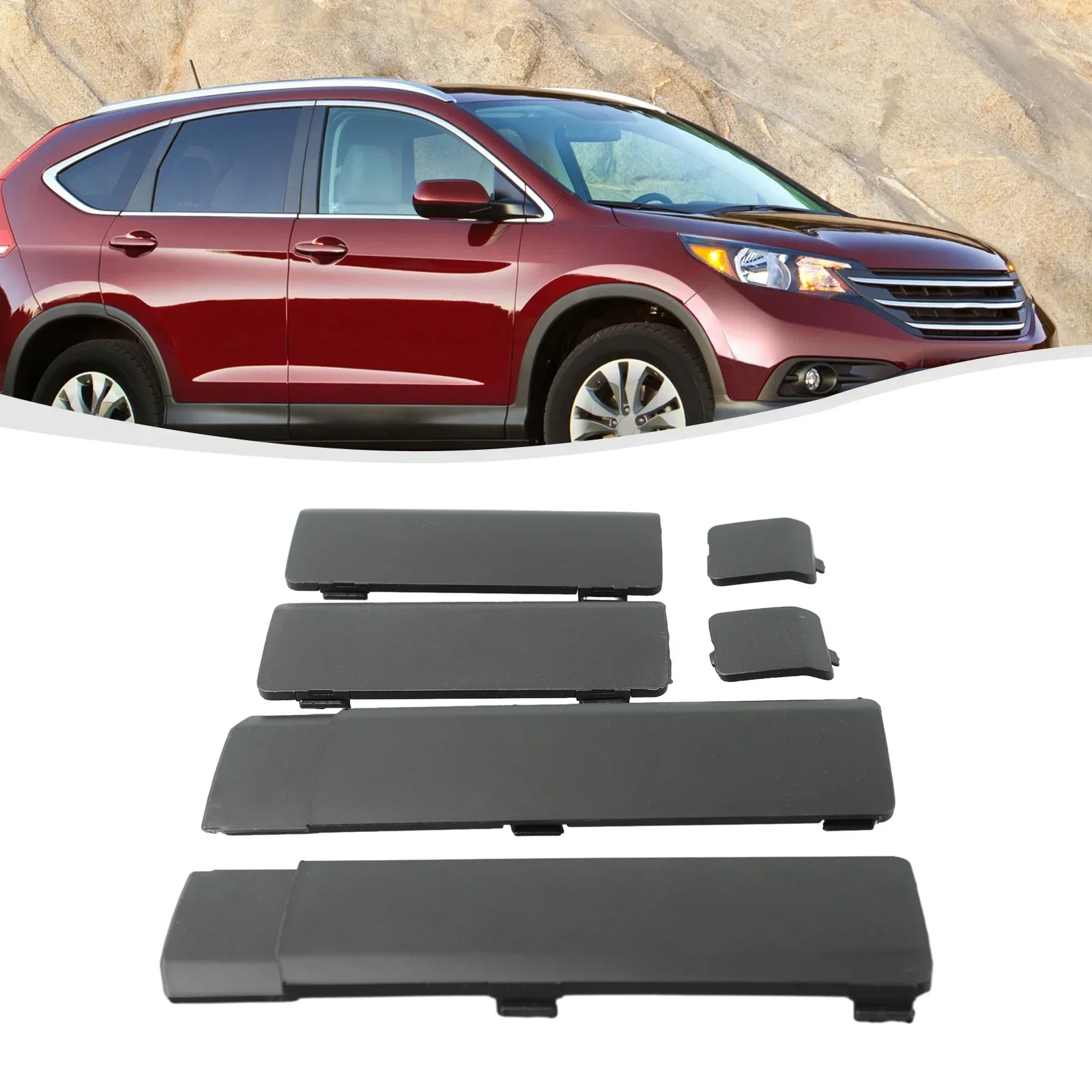 

6 шт. для Honda для CRV для CR-V 2007-2011, боковые декоративные крышки, гайки, крышки, крышки багажника на крышу Cara, крышки для удаления крышек