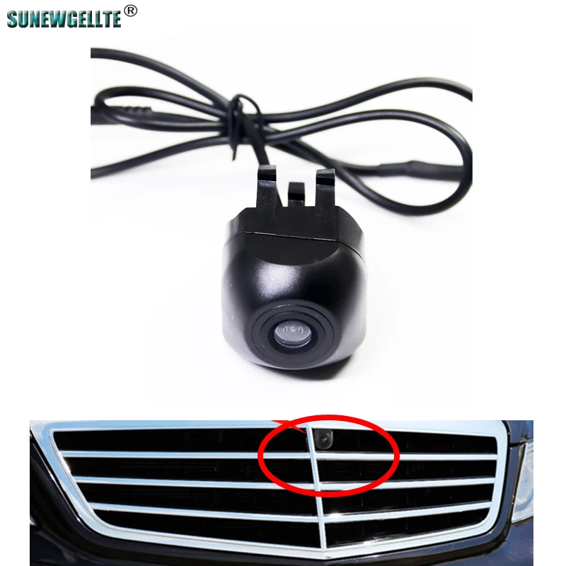 CCD HD Автомобильная камера с логотипом переднего вида для Benz E E-CLASS 2015
