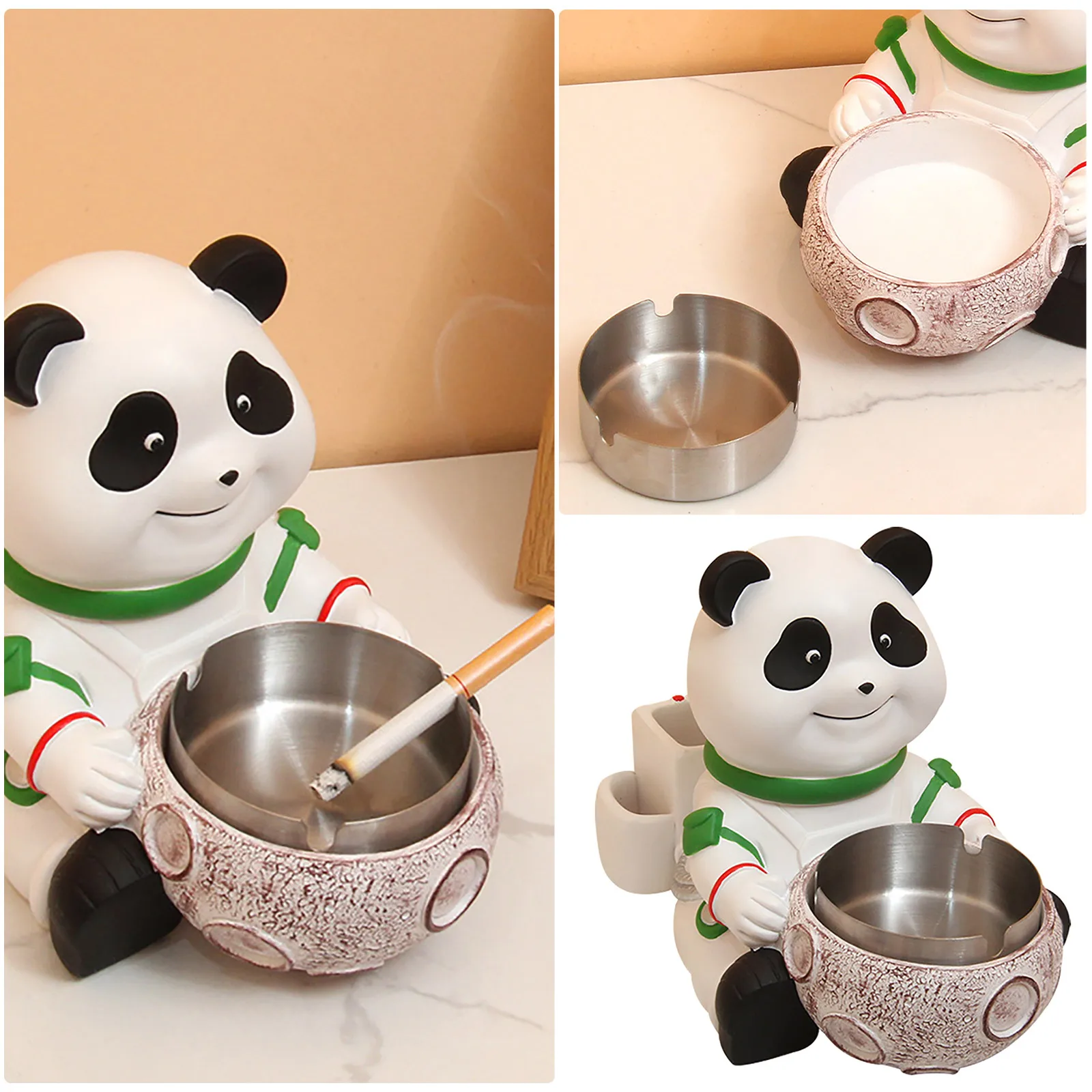 

Креативная пепельница с астронавтом для офиса, персонализированная настольная гостиная, домашнее хранение, маленькие украшения, украшение