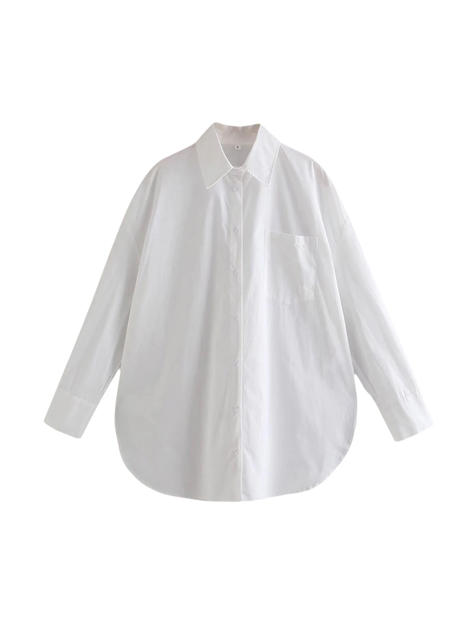 

Women Casual Oversized Long Sleeve Button Down Shirt Top Cotton Tunic Blouse Plus Size Loose Fit t Clothes Boyfriend Style