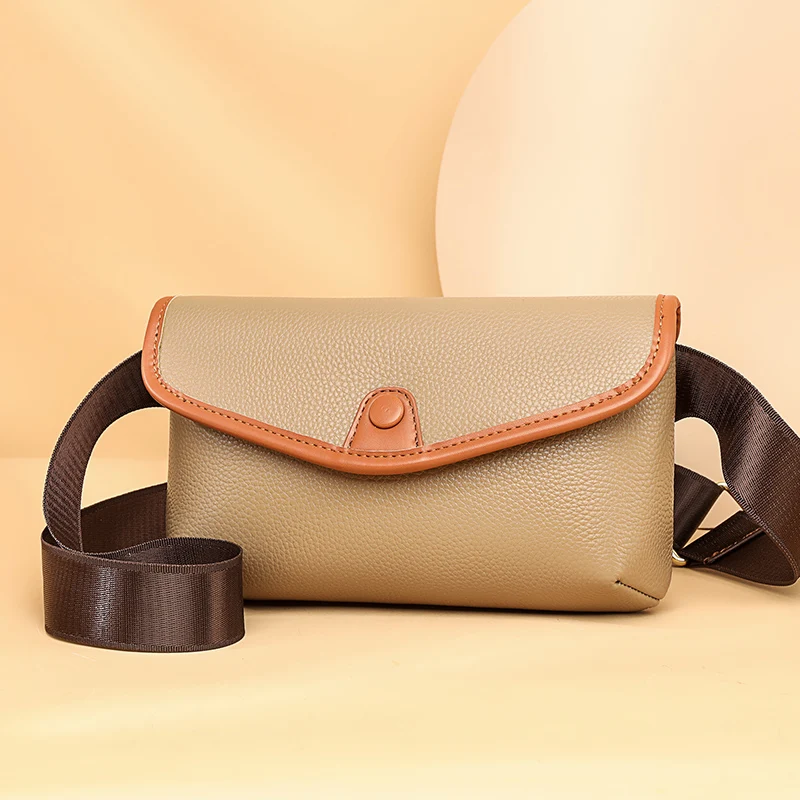 

Роскошная женская сумка и кошельки из 100% натуральной кожи, дизайнерская Высококачественная сумка-мессенджер на плечо из коровьей кожи, нов...