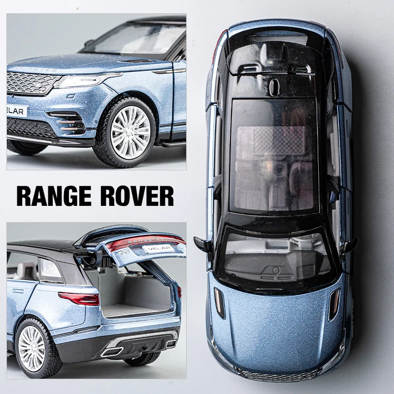 1:32 Land Range Rover Velar модель автомобиля из сплава литая и Игрушечная с высокой