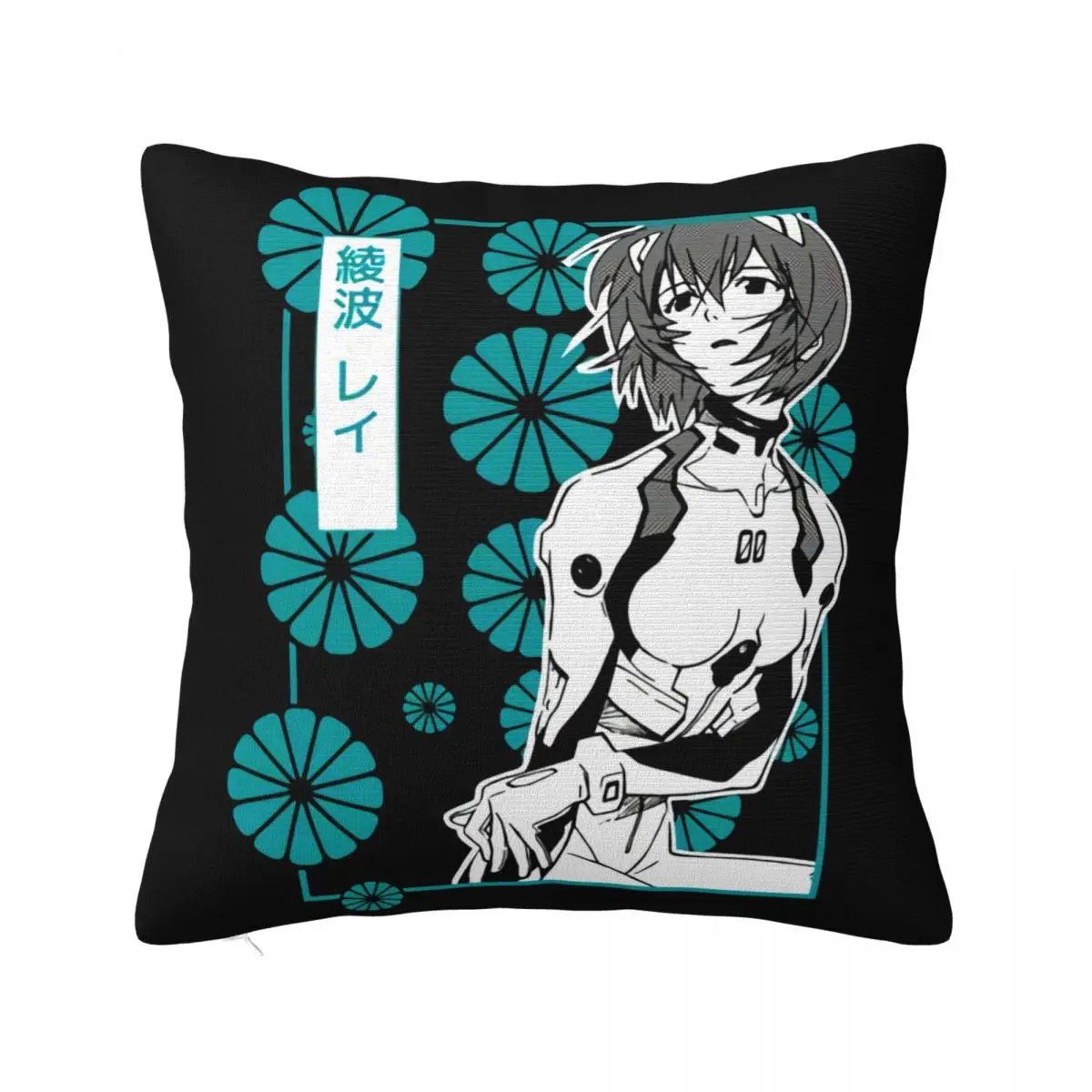 Фото Rei Ayanami графический женский стиль 90-х годов хип-хоп модные эстетические футболки унисекс в стиле Харадзюку мужские наволочки №1