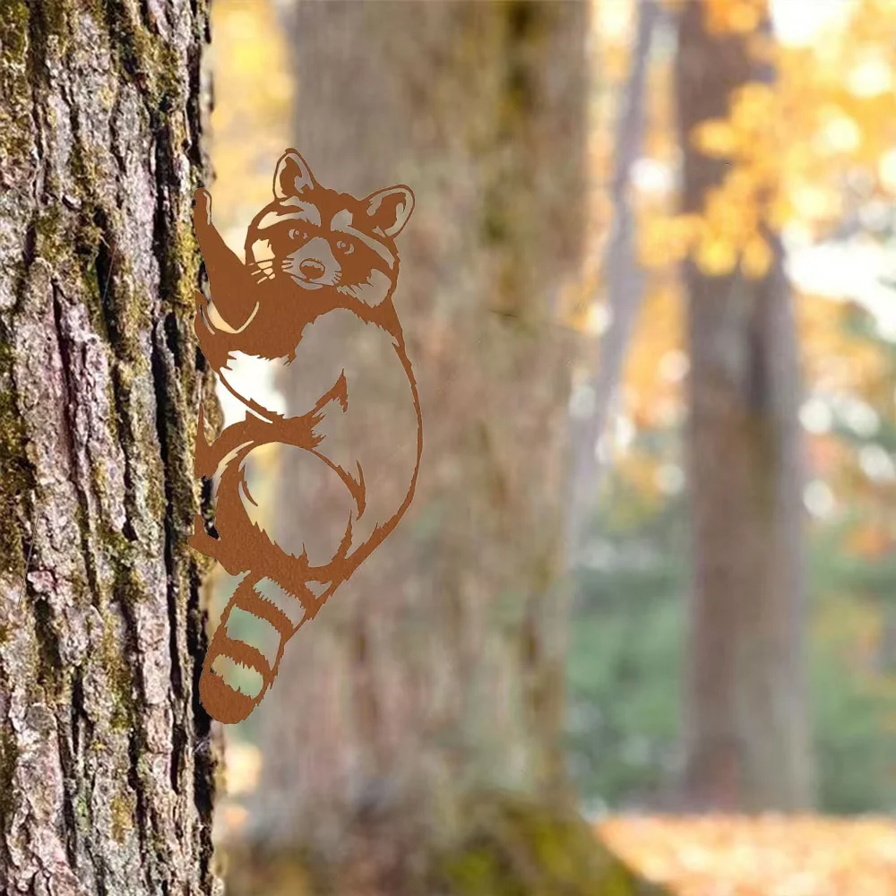 Уникальный Металлический Кол Выдры Декоративный Садовый Орнамент Наружное