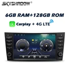 Автомобильный DVD-плеер Carplay 8 дюймов IPS DSP Android 11,0 6 ГБ + 128 ГБ GPS WIFI Bluetooth 5,0 RDS радио для Benz W211 W463 W219 W209 2004-2011