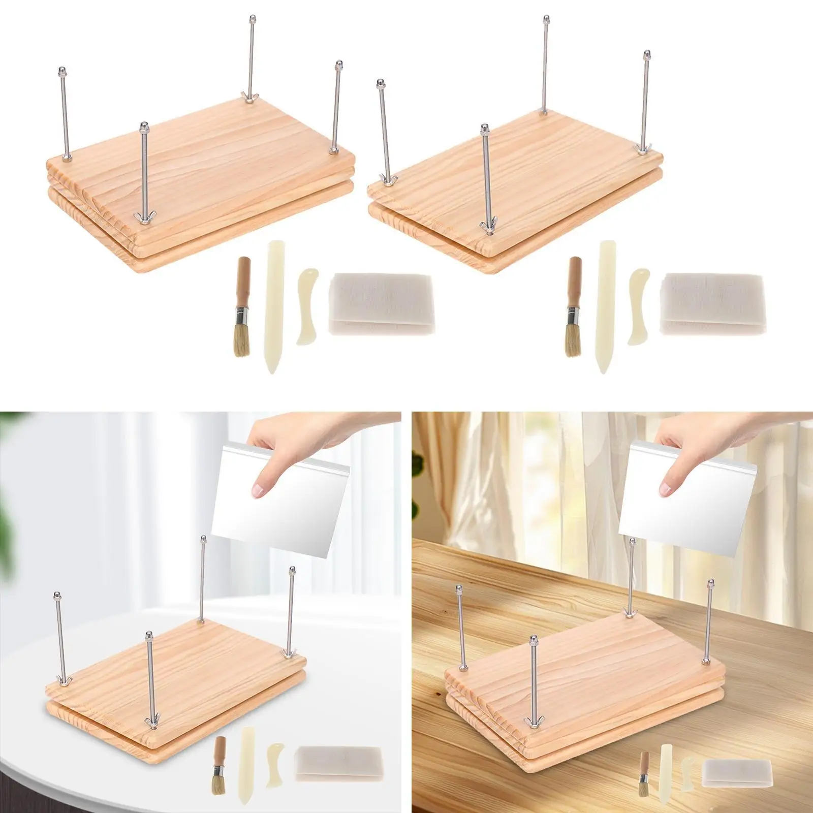 Деревянные инструменты для прессования книг многофункциональные легкие