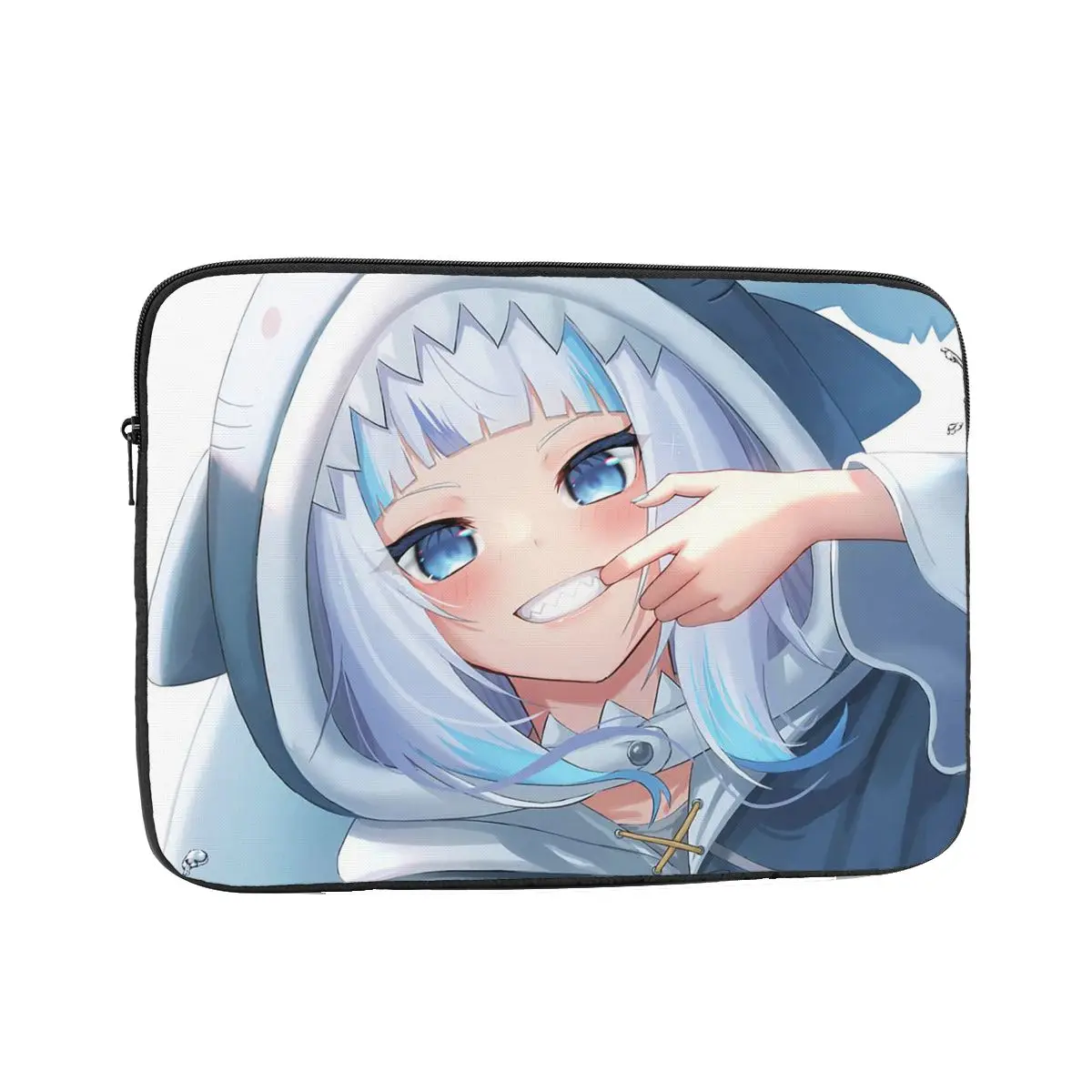 

Чехол для ноутбука Kawaii Gura Gawr, чехол для ноутбука 13, 15, 17 дюймов, с симпатичными акулами для девушек, противоударный чехол для мужчин, женщин, м...