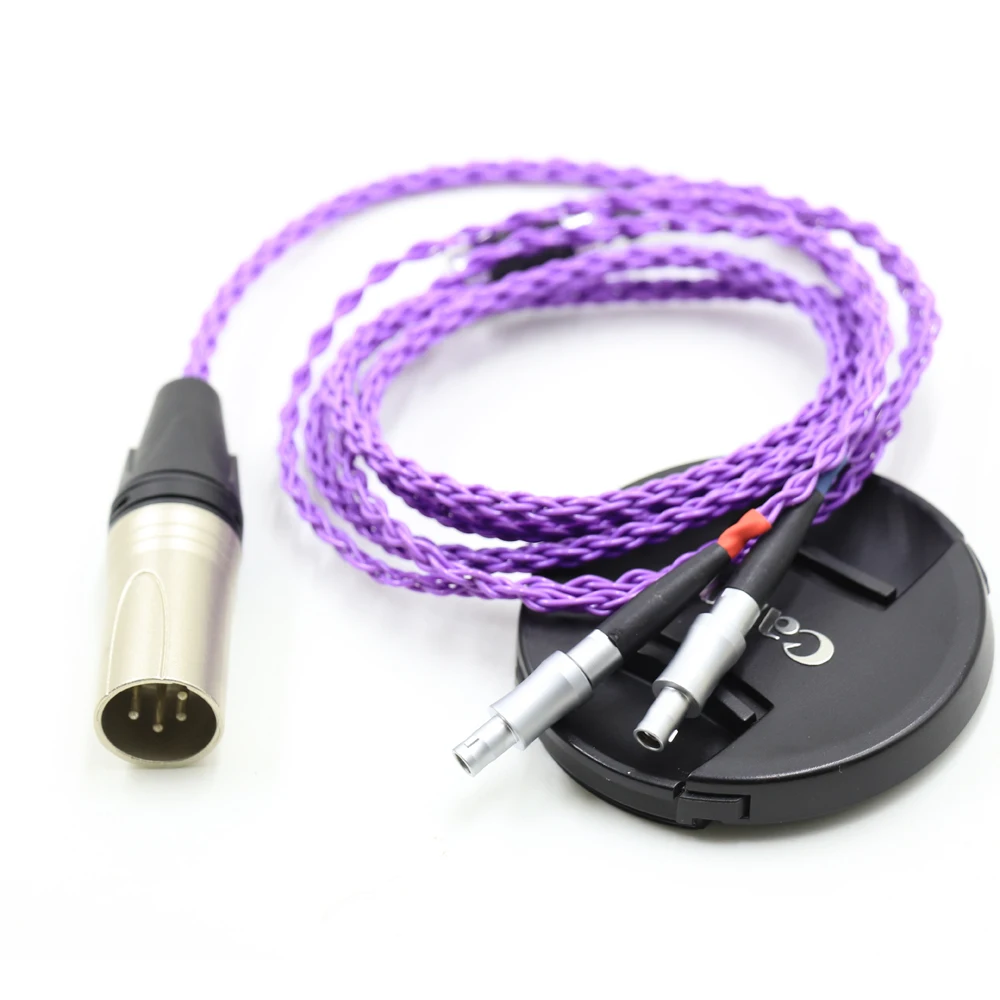 Кабель Haldane RolandPurple OCC Single Crystal Silver для Sennheiser HD800 HD800s HD820s HD820 Dharma D1000