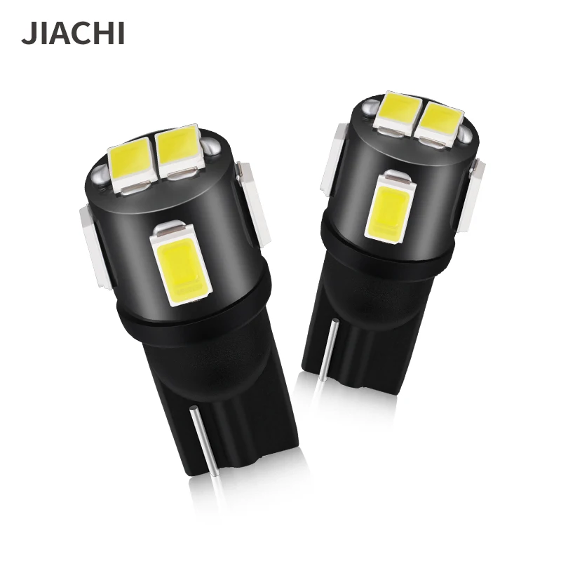 JIACHI 10 шт. оригинальная внутренняя фонарь без Ошибок T10 W5W Светодиодная лампа 5W5 2825