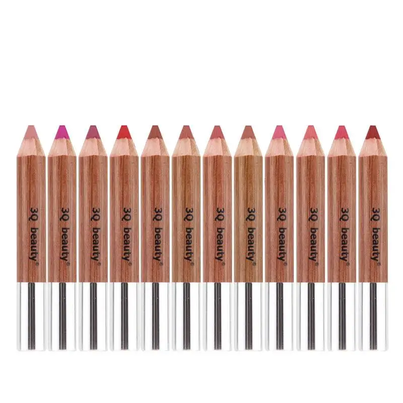 

12 шт./упаковка, водостойкие Карандаши для губ