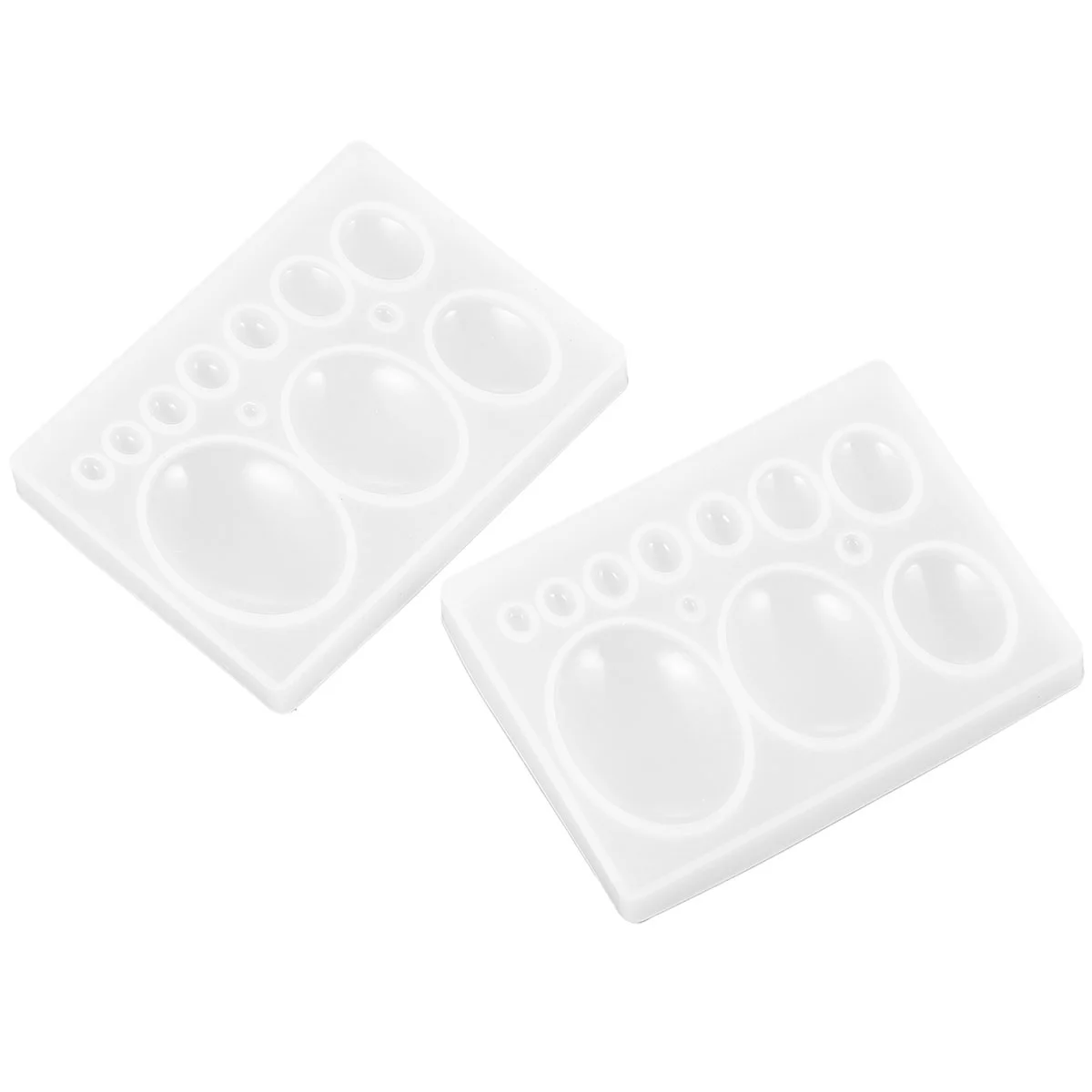 

2 Pcs SMT Mold Silicone DIY Resin Moulds Creative Jewelry Molds Patch Pendant
